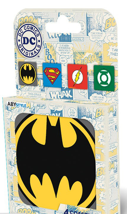 Подставки под напитки DC Comics: Emblem (4-Pack)