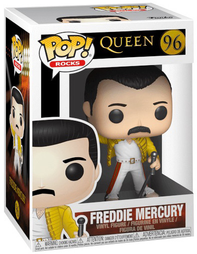  Funko POP Rocks: Queen  Freddie Mercury Wembley 1986 (9,5 )