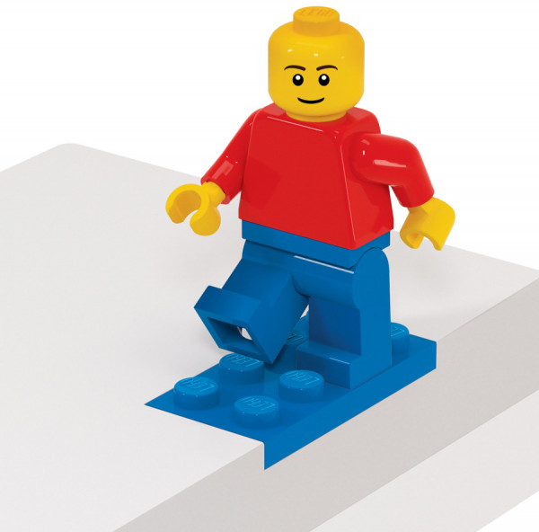 Пенал LEGO (синий кубик) + минифигурка LEGO: Classic