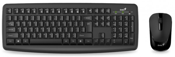 Комплект Genius Smart KM-8100 (клавиатура Smart KM-8100/K + мышь NX-7008) беспроводной для PC (черный)