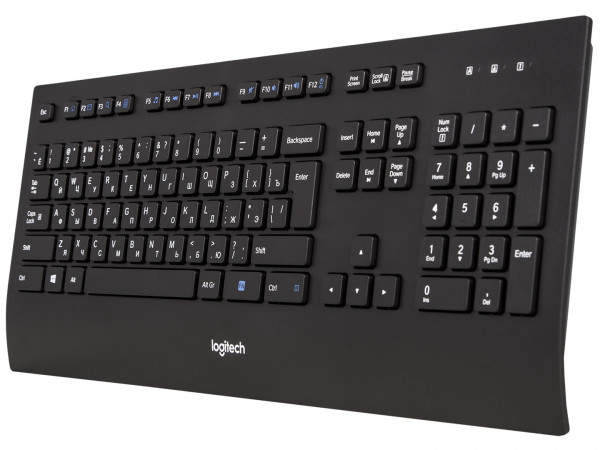 Клавиатура Logitech Keyboard K280e USB для PC (черный) (920-005215)