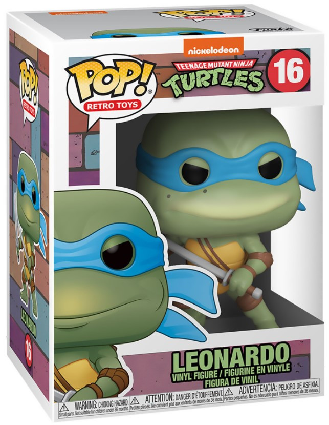  Funko POP Retro Toys: Teenage Mutant Ninja Turtles: Leonardo (9,5 )