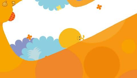 Скриншот из игры LocoRoco
