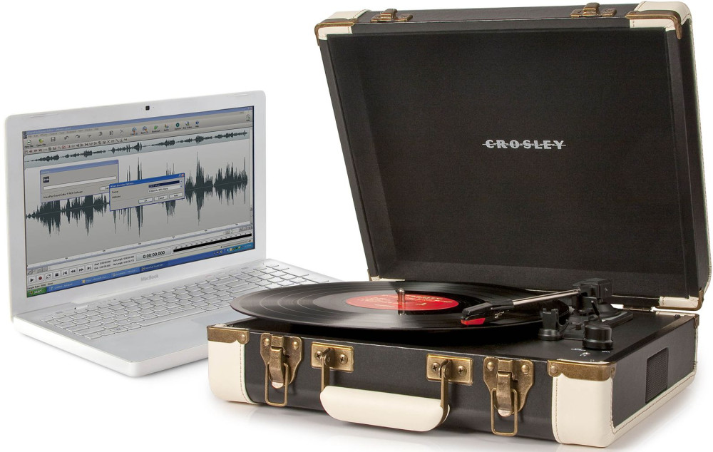   Crosley Executive Portable USB Turntable (CR6019A-BK)