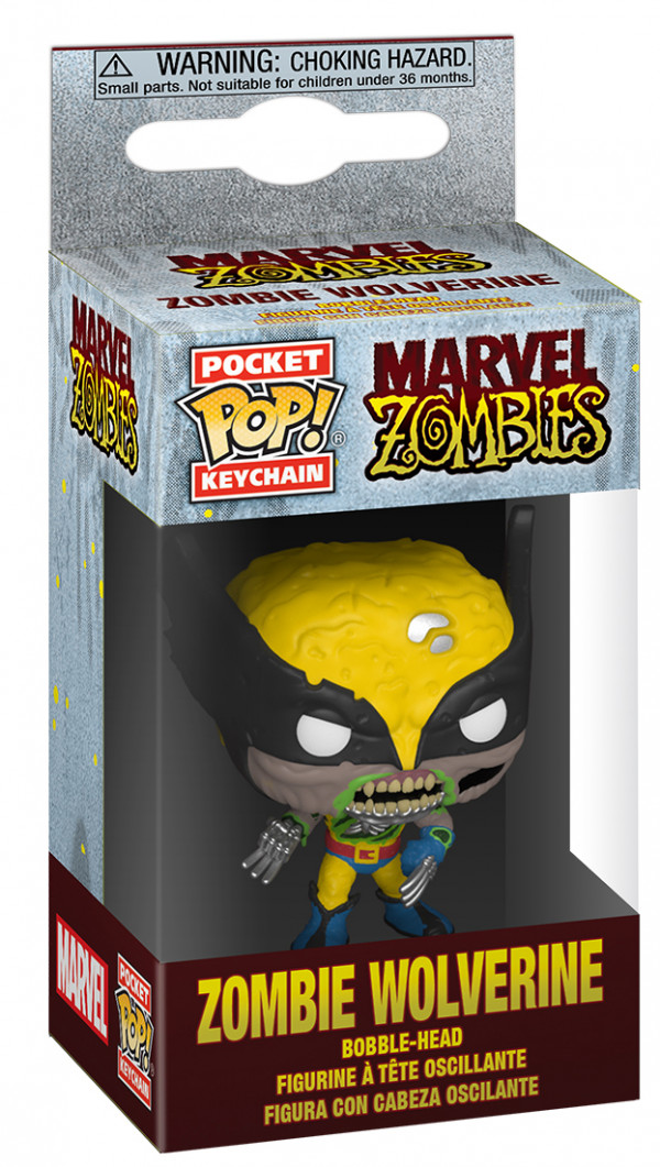 Брелок Funko Pocket POP: Marvel Zombies – Zombie Wolverine