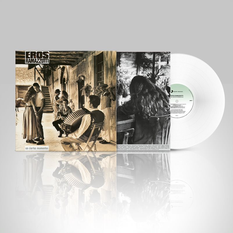 RAMAZZOTTI EROS  En Ciertos Momentos  Spanish Version  Coloured White Vinyl  LP +   LP Brush It 