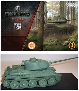 ������� ������ World of Tanks. ���� �34-85 (1:35)