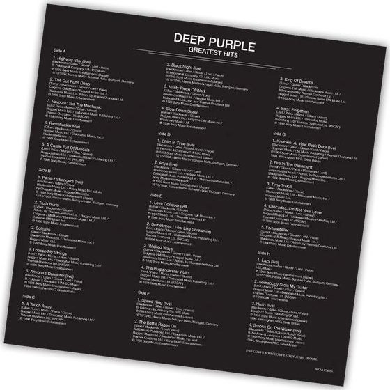 Deep Purple  Greatest Hits (4 LP)