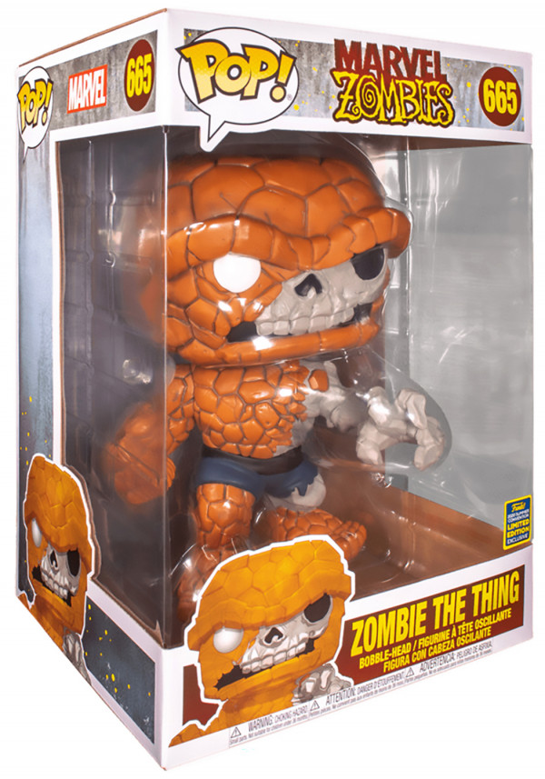 Фигурка Funko POP Marvel: Zombies – Zombie The Thing Exclusive Bobble-Head (24 см)