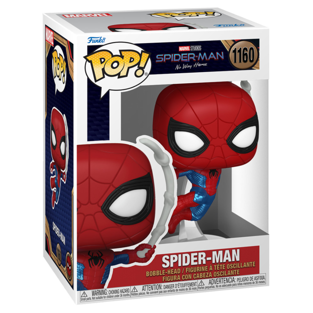  Funko POP Marvel: Spider-Man No Way Home  Spider-Man Finale Suit Bobble-Head (9,5 )