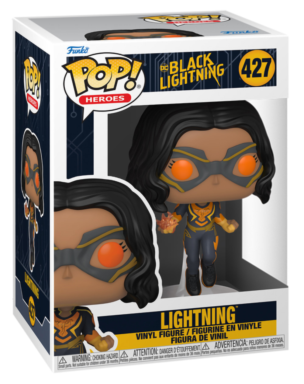 Фигурка Funko POP Heroes: DC Comics Black Lightning – Lightning (9,5 см)
