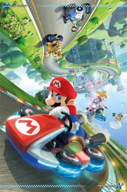  Nintendo: Mario Kart 8 Flip Poster