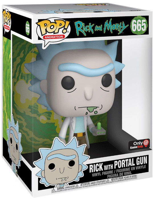  Funko POP Animation: Rick And Morty  Space Suit Rick With Portal Gun (25 )