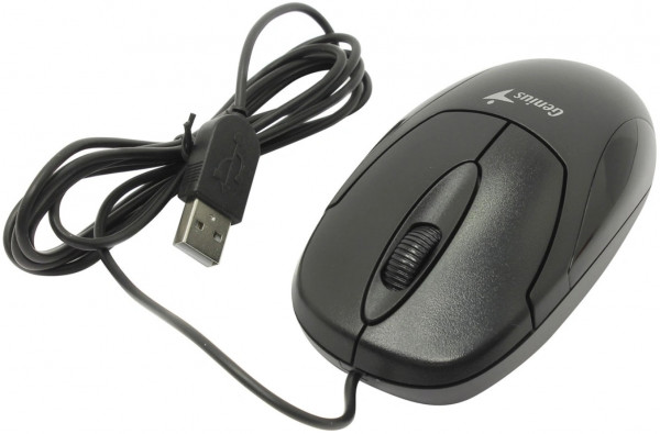 Мышь Genius XScroll V3 проводная для PC (черная)