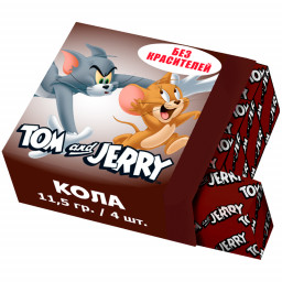 Жевательные конфеты Tom And Jerry Вкус колы (11,5г)