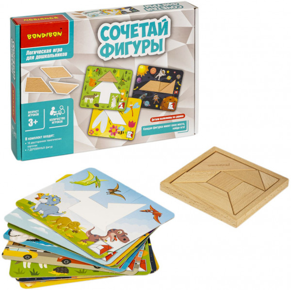 Настольная игра Сочетай фигуры