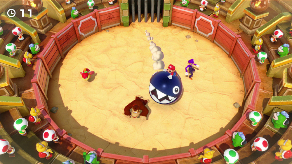 ����� ������������ Joy-Con ��� Nintendo Switch (�������� ������/�������� �������) + ���� Super Mario Party ��� Nintendo Switch