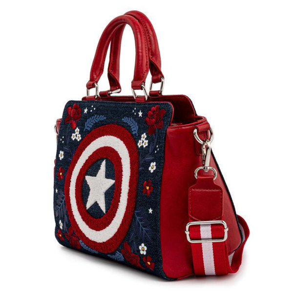 Сумка Marvel Captain America 80th Anniversary Floral Sheild Crossbody