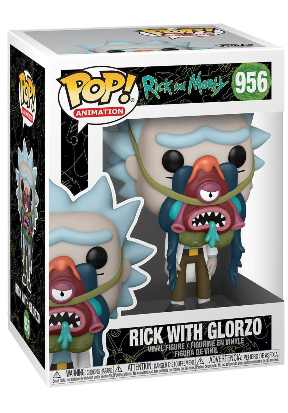  Funko POP Animation: Rick And Morty  Rick With Glorzo (9,5 )