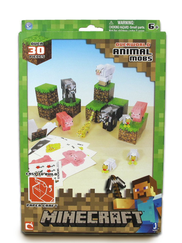 Minecraft Papercraft. Overworld Animal Mobs (30 )