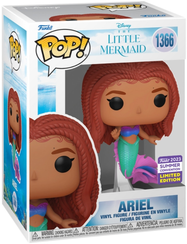  Funko POP: Disney The Little Mermaid  Ariel with Purple Fins [San Diego Comic Con 2023 Exclusive] (9,5 )
