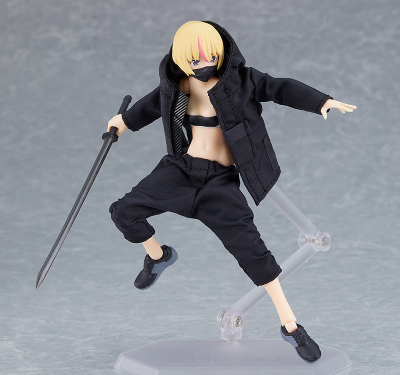  Figma Female Body (Yuki) With Techwear Outfit (13 )