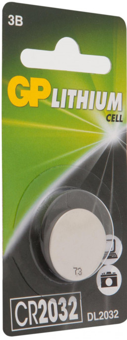 �������� �������� ��������� GP Lithium CR2032 (�������, 1 ��)