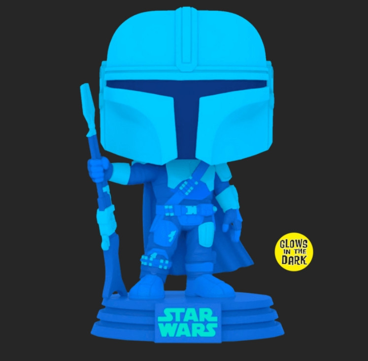 ������� Funko POP Star Wars: Mandalorian � Mandalorian (Holo) Glow in the dark (Exclusive) (9,5 ��)