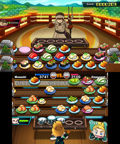 Sushi Striker: The Way of Sushido [3DS]