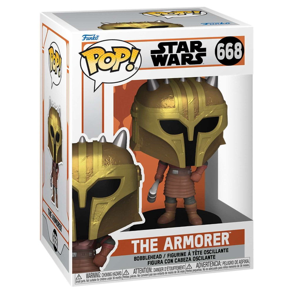Фигурка Funko POP Star Wars: Mandalorian S9 – The Armorer Bobble-Head (9,5 см)
