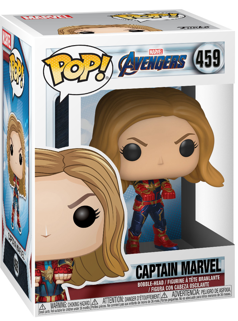  Funko POP Marvel: Avengers Endgame  Captain Marvel Bobble-Head (9,5 )