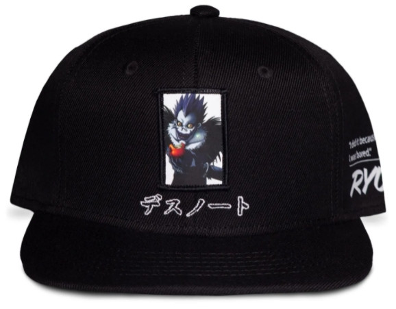 Бейсболка Death Note: Snapback (черная)