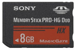   Memory Stick PRO-HG Duo HX 8GB