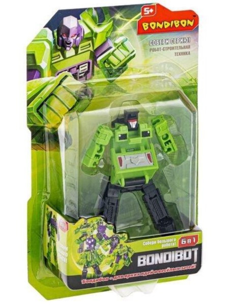 Трансформер Bondibot 2в1: Робот-строительная техника – Будьдозер (ВВ4935)