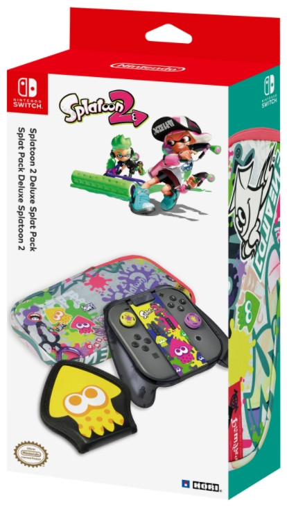 Набор аксессуаров Hori: Splatoon 2 – Deluxe splat pack для Nintendo Switch (NSW-049U)