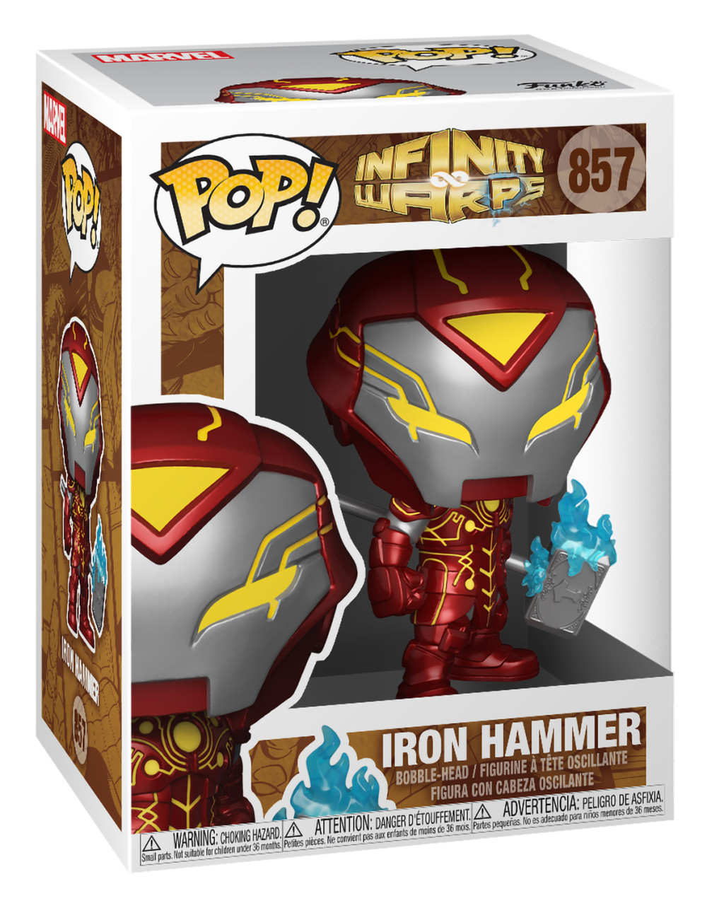  Funko POP Marvel: Avengers Infinity WarPs  Iron Hammer Bobble-Head (9,5 )
