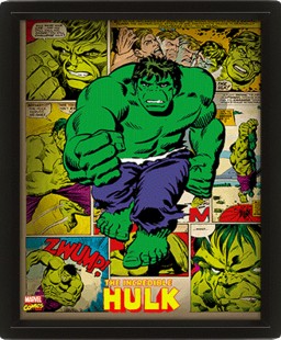 3D  Marvel Retro: Hulk