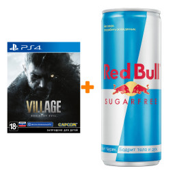 ����� Resident Evil Village [PS4, ������� ������] + ������� �������������� Red Bull ��� ������ 250��