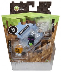   Minecraft. Series 1. Wolf, Enderman & Snow Golem. 3  1