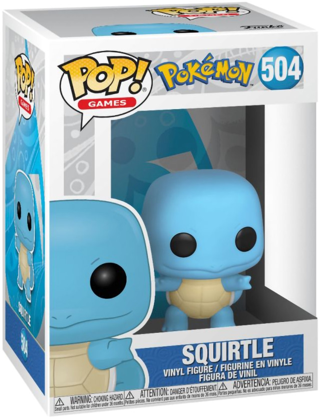  Funko POP Games: Pokemon  Squirtle (9,5 )