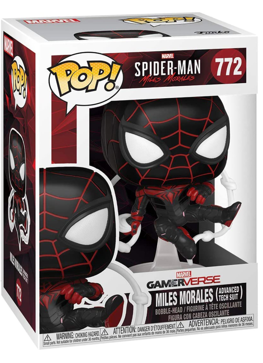  Funko POP: Marvel Spider-Man Gamerverse  Miles Morales 2020 Suit Bobble-Head (9,5 )