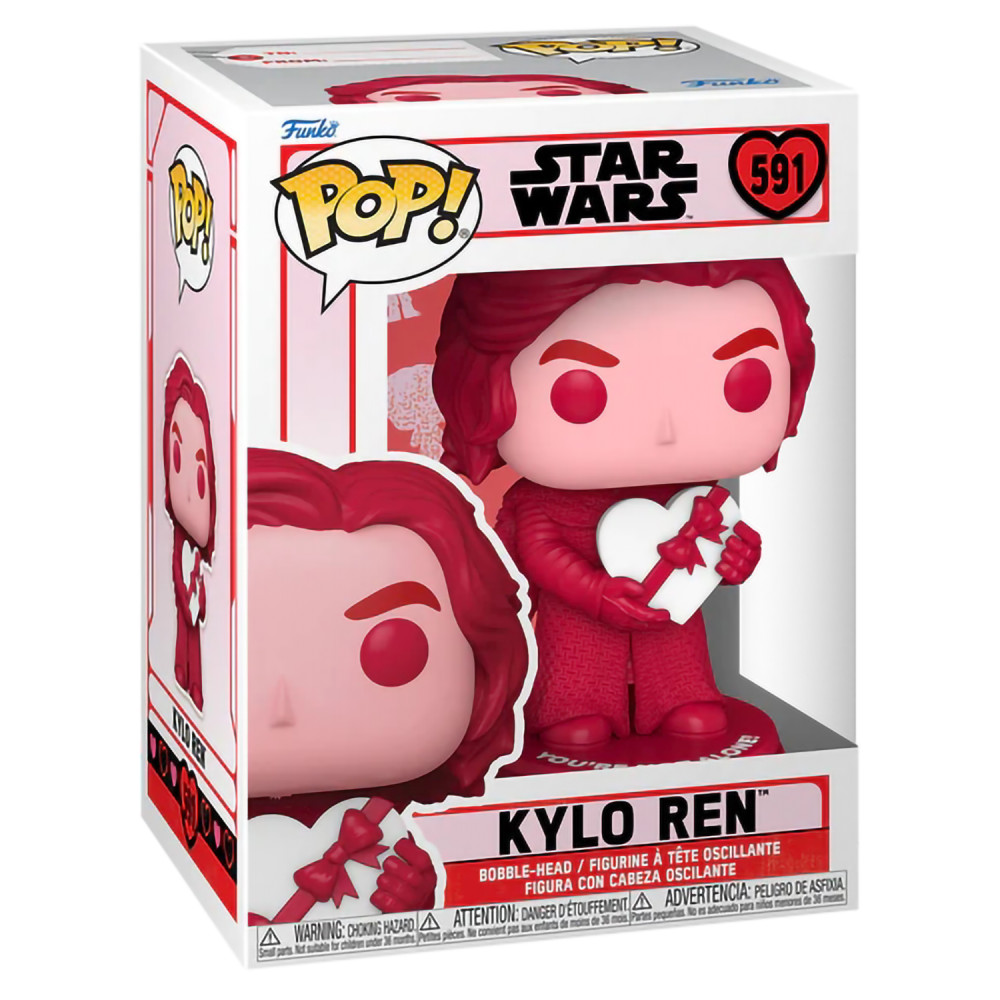  Funko POP Valentines: Star Wars  Kylo Ren Bobble-Head (9,5 )