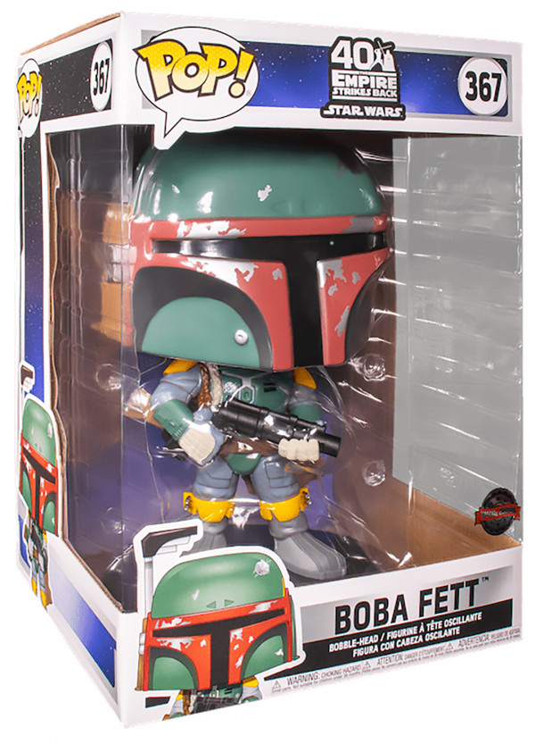 Фигурка Funko POP Star Wars 40: The Empire Strikes Back – Boba Fett Bobble-Head Exclusive (25 см)