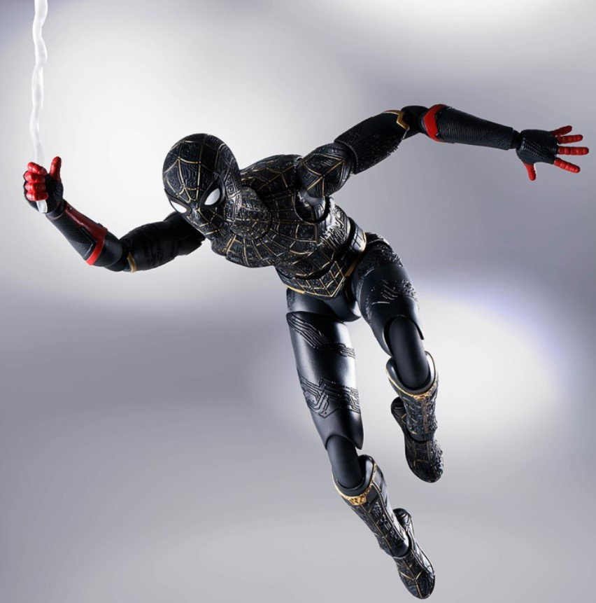  S.H.Figuarts Marvel: Spider-Man  No Way Home [Black & Gold Suit] Special Set  (15 )