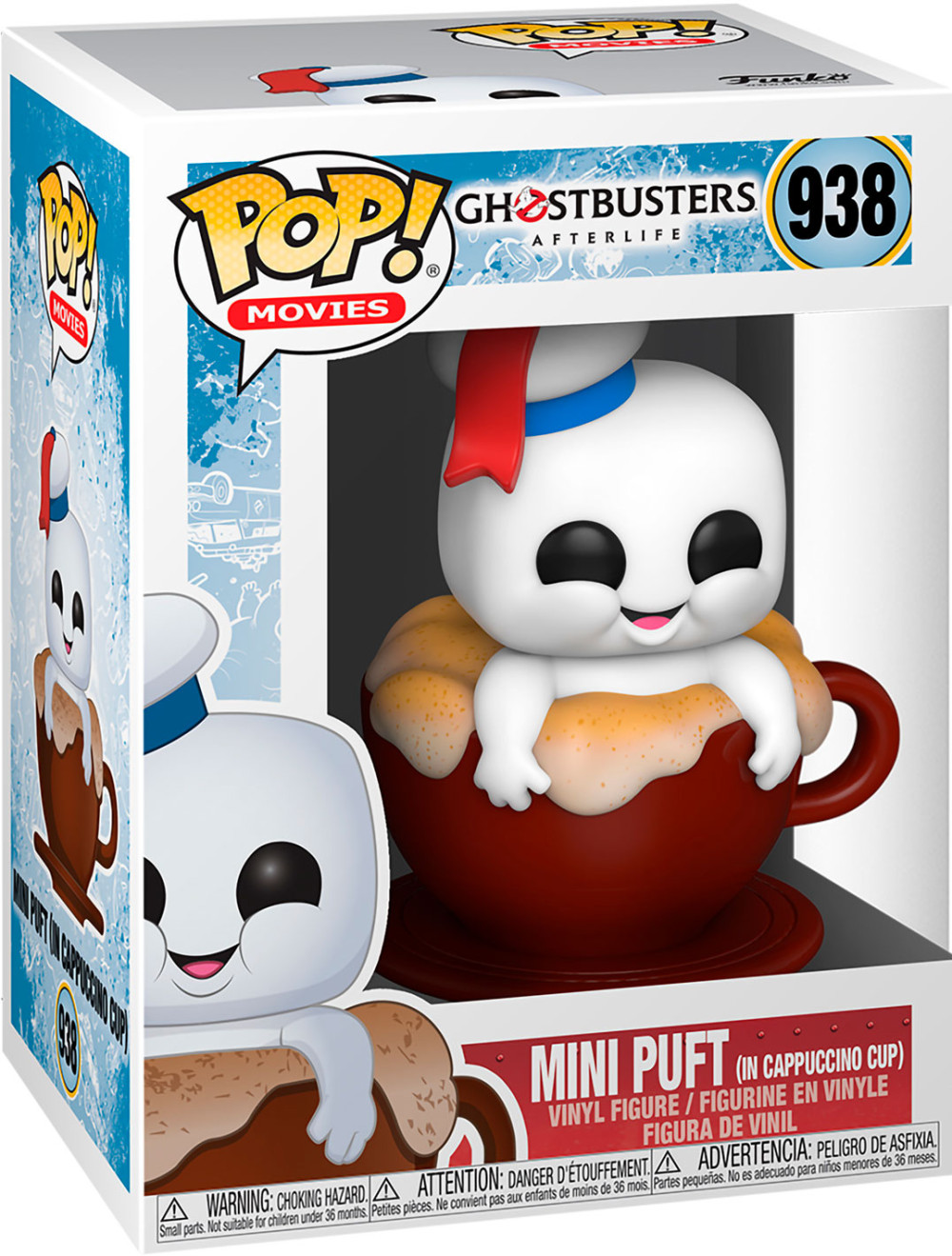  Funko POP Movies: Ghostbusters: Afterlife  Mini Puft In Cappuccino Cup (9,5 )