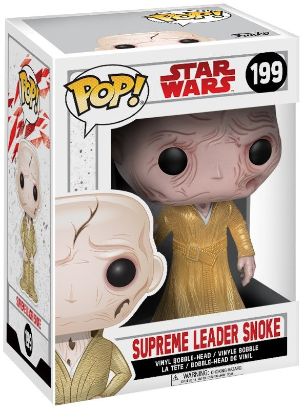 Фигурка Funko POP: Star Wars: The Last Jedi – Supreme Leader Snoke Bobble-Head (9,5 см)