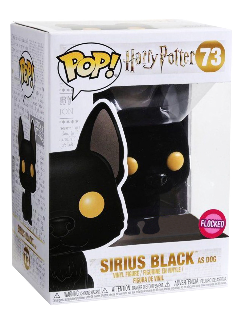 Funko POP: Harry Potter  Sirius Black As Dog Flocked Exclusive (9,5 )