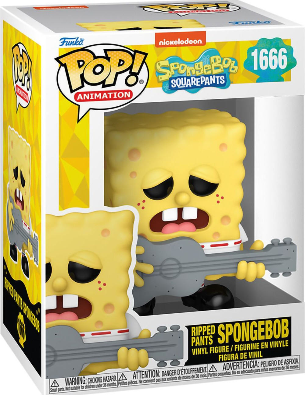 ������� Funko POP Animation: Spongebob SquarePants 25th Anniversary � Ripped Pants Spongebob (9,5 ��)
