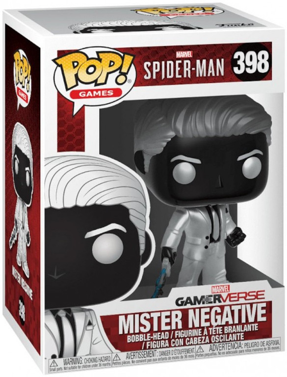  Funko POP Games: Marvel Spider-Man  Mister Negative Bobble-Head  (9,5 )