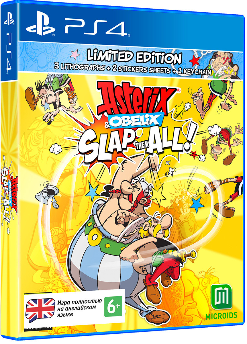  Asterix & Obelix Slap Them All   [PS4,  ] +   Red Bull   250